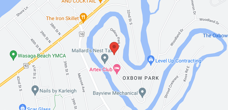 map of 511 Oxbow Park Drive